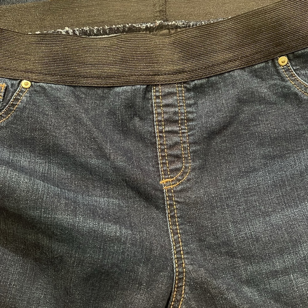 INC international concepts Blue Denim Jeans with Black Waistband - Picture 4 of 4